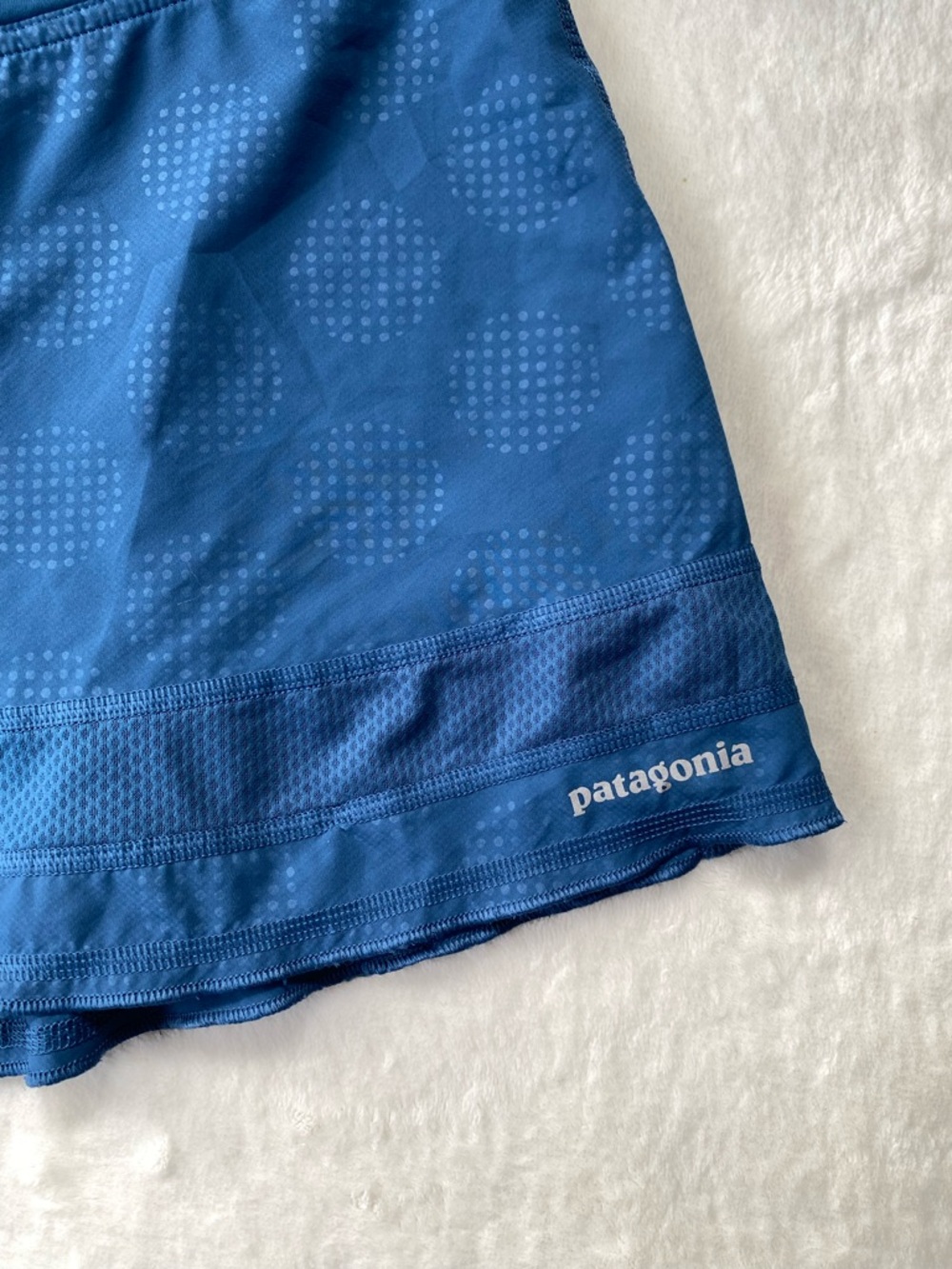 Patagonia Women's Strider Skirt Skort - Size Opal Dot Glass Blue Athletic - Picture 2 of 10